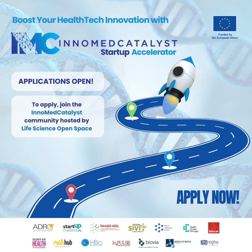 Projeto InnoMedCatalyst – Call para a 2º Edição do seu Programa de Aceleração de 8 semanas